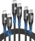 Silkland USB Kabel 3Pack [1M+2M+2M], 60W 20V/3A PD 3.0 QC4.0 USB C auf USB C Ladekabel für iPhone 16/15 Pro Max, Samsung Galaxy S25 S24 S23, iPad Pro/Air/Mini, MacBook Pro/Air, Pixel