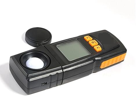 Luxometro, 5 Uds Medidor De Lux Digital GM1020 0~200000 Lux Fotómetro De Mano Probador De Fuerza De Luz Instrumento Iluminancia Luminómetro,para jardín, interior y fotografía