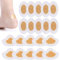 XYTAHDM 40 Pezzi Cerotti Vesciche Tallone, Vesciche Piedi, Invisible Hydrocolloid Gel Blister Bandages,Cerotti Vesciche Sport per Tallone,Piede e Protezione della Pelle