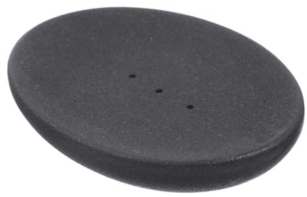 Ipetboom Porte Savonnette Céramique Élégant et Portable en Céramique, Coupelle Porte Savonnette Unique pour Salle de Bain et Toilettes Design Simple et Fonction de Drainage