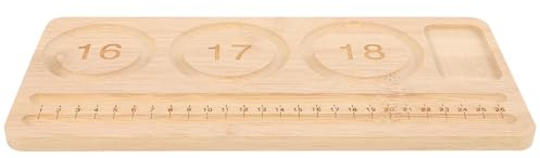 Zerodeko Tavola in Legno per Perline con Scala Integrata, Vassoio Porta Perline per Creazione Braccialetti Fai da Te, Strumento Artigianale per Design Gioielli, Adatta a Principianti