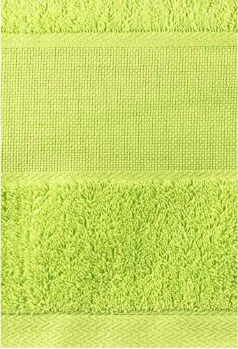 EL MERCADILLO EN CASA Toalla Lavabo Rizo Pistacho - para Bordar Punto DE Cruz (50X100)