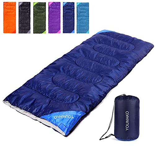Rucksack-Schlafsack für Erwachsene und Kinder – leicht, wasserdicht, bequem für Frühling, Sommer, Herbst – Wandern, Reisen, Camping