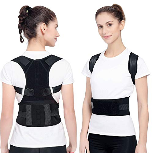 Magnetic Posture Corrector Adjustable Magnetic Shoulder Support Brace Shoulder Back Support Belt Back Brace Posture Trainer Posture Corrector Back for Men and Women
