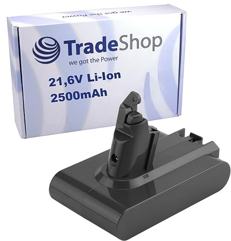 Trade-Shop Li-Ion Akku 21,6V / 2500mAh Ersatz für Dyson 215052-62/01 215054-08 215054-08/01 215056-02/02 223058-02 223058-11 240486-02 240808-02/01
