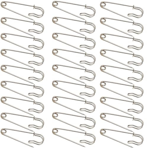 27 StüCke 57mm Sicherheitsnadeln Groß, Broschen & Anstecknadeln FüR Damen, Extragroß Sicherheitsnadel, Sicherheitsnadeln Groß Schmuck, Anstecknadel Hochzeit, Anstecknadeln Zum Basteln