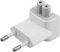 MultiAccesorios Enchufe Compatible con Cargador Apple – Adaptador de Corriente de Reemplazo Compatible con MacBook, iPhone, iPad – Protección contra Cortocircuitos y Sobretensiones – Blanco