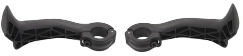 Gogogmee Extensiones de Manillar de Bicicleta de Montaña Ergonómicas Antideslizantes 22,2 Mm, Puños Bocina Curvos para Ciclismo de Montaña, Paquete de 1 Par, Accesorios para