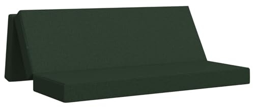 vidaXL Fällbar Soffbed 200 x 67 x 45 cm Mörkgrön