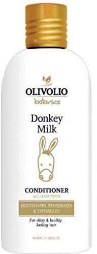 Olivolio Botanics Acondicionador 96% natural con leche de burra y aceite de oliva – sin aceite mineral ni parabenos, 200 ml