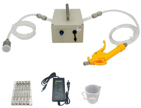 Toplionace AC 100-240V Pompa di Iniezione Salina Elettrica, Macchina per la Marinatura della Carne Siringa Marinata per Carne Processore di Carne Iniettore di Condimento Salino (A)