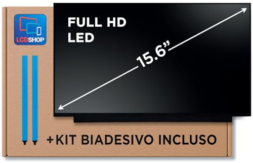 15.6 Led Compatibile con MSI Modern P65 Creator 9SE Full Hd IPS Display Schermo