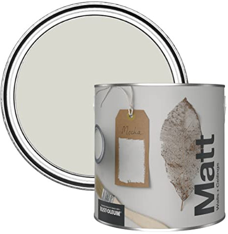 Rust-Oleum Colours Matt Emulsion Wall and Ceiling Paint - Mocha 2.5L