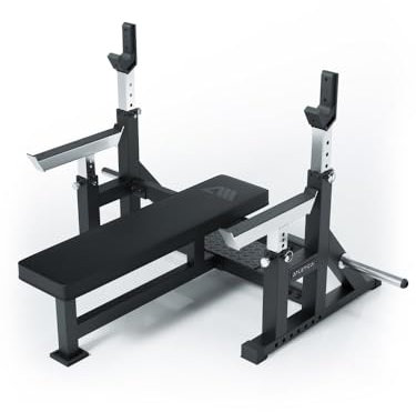 ATLETICA B15 | Hantelbank Drückerbank | Professionelle Bank für Bankdrücken | Für den Einsatz in Fitnessstudios