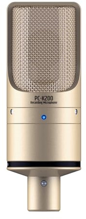 Luocute Professional Condenser Microphone, All Metal Construction Cardioid XLR Mic with Ultra Low Noise Circuit and Power Indicator for Studio Singing Podcasting Live Streaming