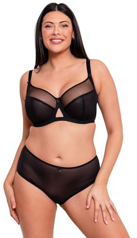 Curvy Kate Victory Side Support Balcony Bra Black 32HH