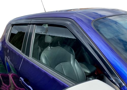 AUTO CLOVER Wind Deflectors Set for Nissan Juke 2010-2019 (4 pieces)