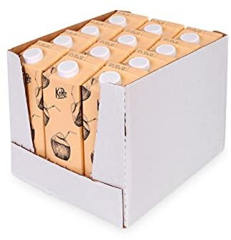 KoRo - Bio Kokoswasser 12 x 1 L - Ohne Zuckerzusatz (enthält von Natur aus Zucker) - Energiearm