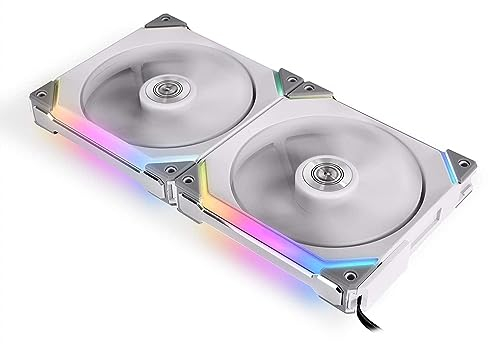 Lian-Li Li UNI FAN SL140 RGB PWM Lüfter Doppelpack weiß - 140mm