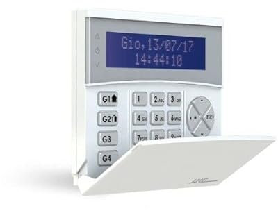 TASTIERA LCD BLU CON RICEVITORE RADIO BIDIREZIONALE AMC K-RADIO 800 ANTIFURTO