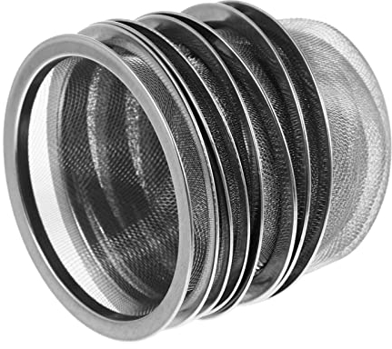 Stainless Steel Teapot Mesh Strainer Insert - 8pcs Replacement Tea Infuser for Loose Leaf Tea & Coffee Maker - 7.6cm