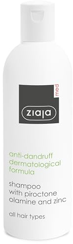 Ziaja Champú Anticaspa con Piroctona Olamina y Zinc, Fórmula Dermatológica, para Todo Tipo de Cabello de ZIAJA MED
