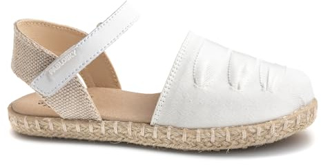 Pablosky Jute 610201 Sandale, weiß, 25 EU