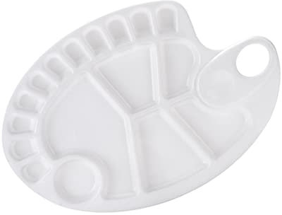 PHENOFICE 2stücke Fischförmige Malpigment Mischpaletten Aus Vielseitige Aquarell Und Ölfarbe Für Künstler Und Malbegeisterte