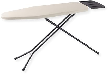 SensaHome Strykbord - Hopfällbart Strykbord med Ångstationhållare - 110x33 cm - Taupe