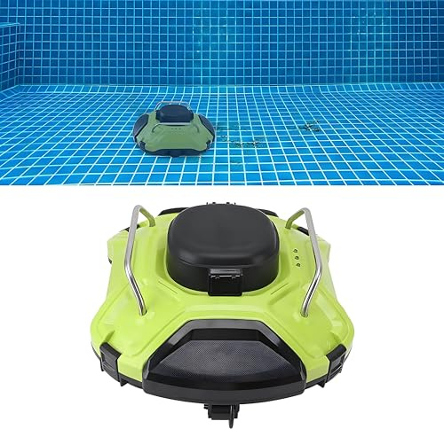 Filter För Automatisk Poolrengöringsrobot, Poolrengöringsrobot, Trådlös Automatisk Poolrengörare, Stark Sugkraft, Med Krok, Rengöringsarea 80~100㎡, För Inomhus- Och Utomhuspooler