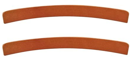 Generisch Spielkartenhalter – 2er-Pack Gebogene Holzregale, freihändiger Spielkarten-Organizer, ergonomisches Tischdisplay | Brettspielzubehör für Poker Canasta Pinochle Bridge Familienspielabend