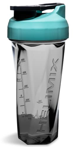Helimix 2.0 Shaker de Proteínas, 800 ml (28 oz) - Batidora Portátil para Batidos y Smoothies - Sin Varillas, Grumos ni Baterías - Apta para Lavavajillas y Libre de BPA