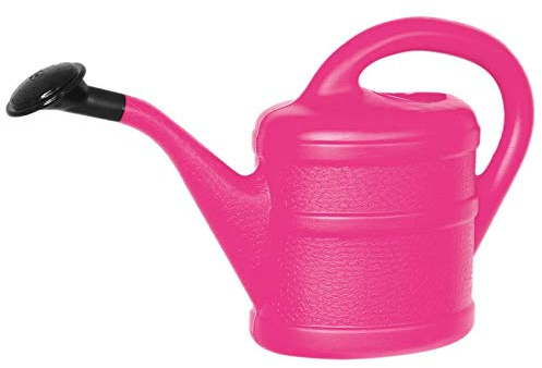 Geli - Goods for green Gartengie?kanne Kindergie?kanne Blumenkanne Gie?kanne Blumenkanne Spielzeuggie?kanne 1l Fassungsverm?gen Bunt Gie?en Blumen Pflanzen (Pink)