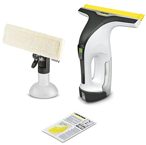 Kärcher Akku-Fensterreiniger WV 4-4 Plus, Fenstersauger mit innovativer Silikonlippe, LED-Akkustatusanzeige, ohne Akku und Ladegerät