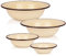 EVADUESS Emaille Schüssel SET21 4-tlg Creme 18cm 22cm 28cm 32cm