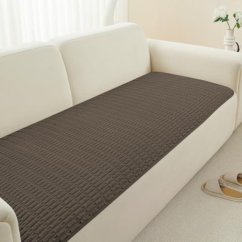 Foxdecor Couch Cover Sofa Covers Washable, Dog Bed Cover Couch Covers for 3 Cushion Couch Sofa Pet Friendly, Dog Couch Cover Furniture Covers for Pets.(Chocolate 32x70 inch)