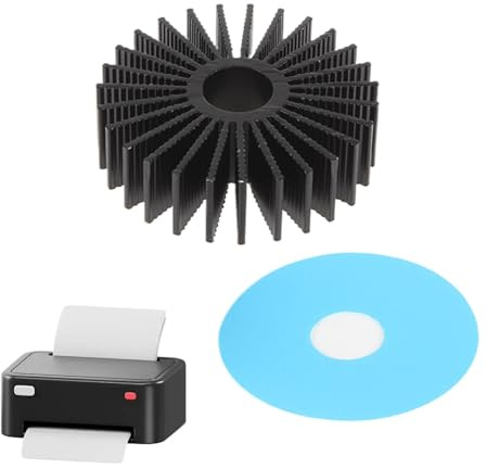 Disipador térmico de 36 mm, disipadores de calor para radiador | 2X cinta adhesiva termoconductora disipador de calor | Accesorios de impresora redondos de 36 mm, disipador de calor de refrigeración