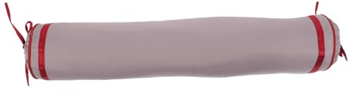 Ciieeo Funda De Almohada Cilíndrica para Cuello Funda De Almohada Cervical Redonda Color Morado Uso Sofá y Oficina