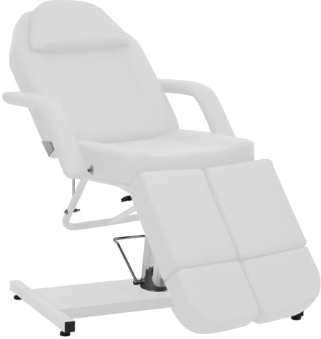 Générique Chaise de Traitement de beauté Similicuir Blanc 180x62x78 cm, Santé & beauté, Hygiène personnelle, Massage & Relaxation, Fauteuils de Massage, Blanc, (Poids 47.95KG)