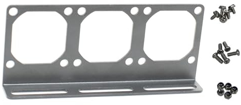 Xuancai Supporto di memoria Rack 4 centimetri Ponte Staffa Per PC Case Scheda Grafica CPU Schede Madri Hard Disk Raffreddamento Rack Acciaio Supporto Ventola Universale