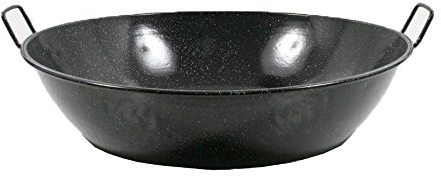 La estrella Paellera honda Bordonada de 36cm y 7 litros