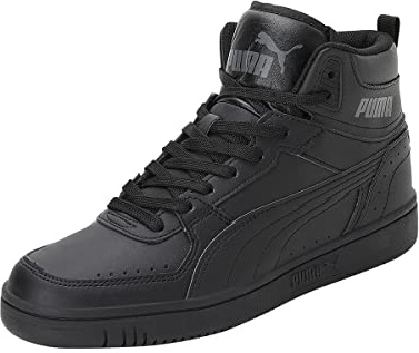 PUMA Unisex Rebound Joy Sneaker, Puma svart Puma svart Castlerock, 44 EU