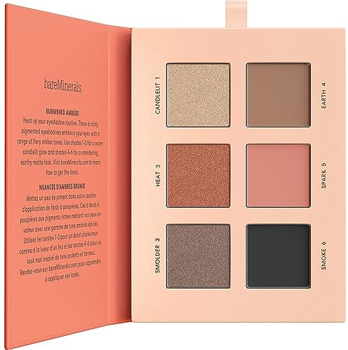bareMinerals MINERALIST Ultranatural Eyeshadow Palette - Six Richly Pigmented Shades, Ultra-Blendable, Talc-Free, Vegan, Crease-Proof Wear