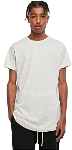 Urban Classics Men's Shaped Long Tee T-Shirt, lightgrey, XXL