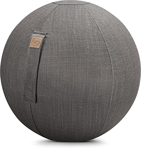 Sitting Ball Sitzball/Gymnastikball Austin mit Jacquard-Bezug in anthrazit