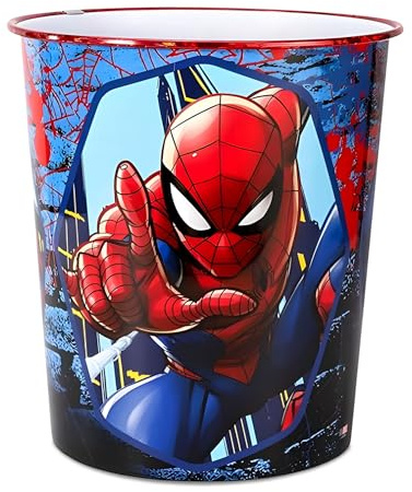 Zawadi Global Spiderman Corbeille à papier pour enfants, idéale pour la chambre ou le bureau