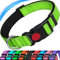 ATETEO Reflective Heavy Duty Dog Collar - Adjustable, Metal Buckle for Small Dogs, Fluorescent Green, S: 9-14.2 inch