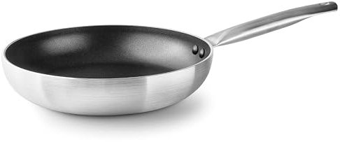 LACOR Garinox - 14518 - Aine Antihaftpfanne, Aluminiumpfanne, ILAG ULTIMATE Antihaft, Edelstahlgriff, maximale Haltbarkeit und Widerstandsfähigkeit, PFOA-frei, ofenfest, ø18cm