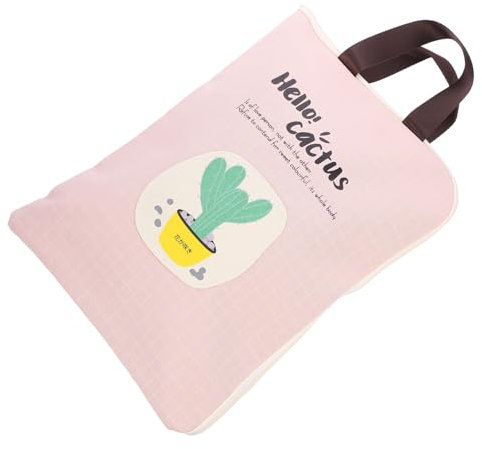 HONMEET Dokumententasche Aus Segeltuch Dokumentenhalter Tasche Für Akten Tragbare Aktentasche Aktenträgertasche Dokumententragetasche Dekorativer Aktenträger Reißverschluss