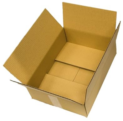 MARCPRINT Pack de 20 cajas carton ideal para envíos - almacenaje - mudanzas | Cajas de cartón medidas: 40x30x25 cm | cajas carton pequeñas canal simple reforzado. Modelo 7